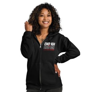 Unisex Heavy Blend Zip Hoodie | ENOUGH IS ENOUGH
