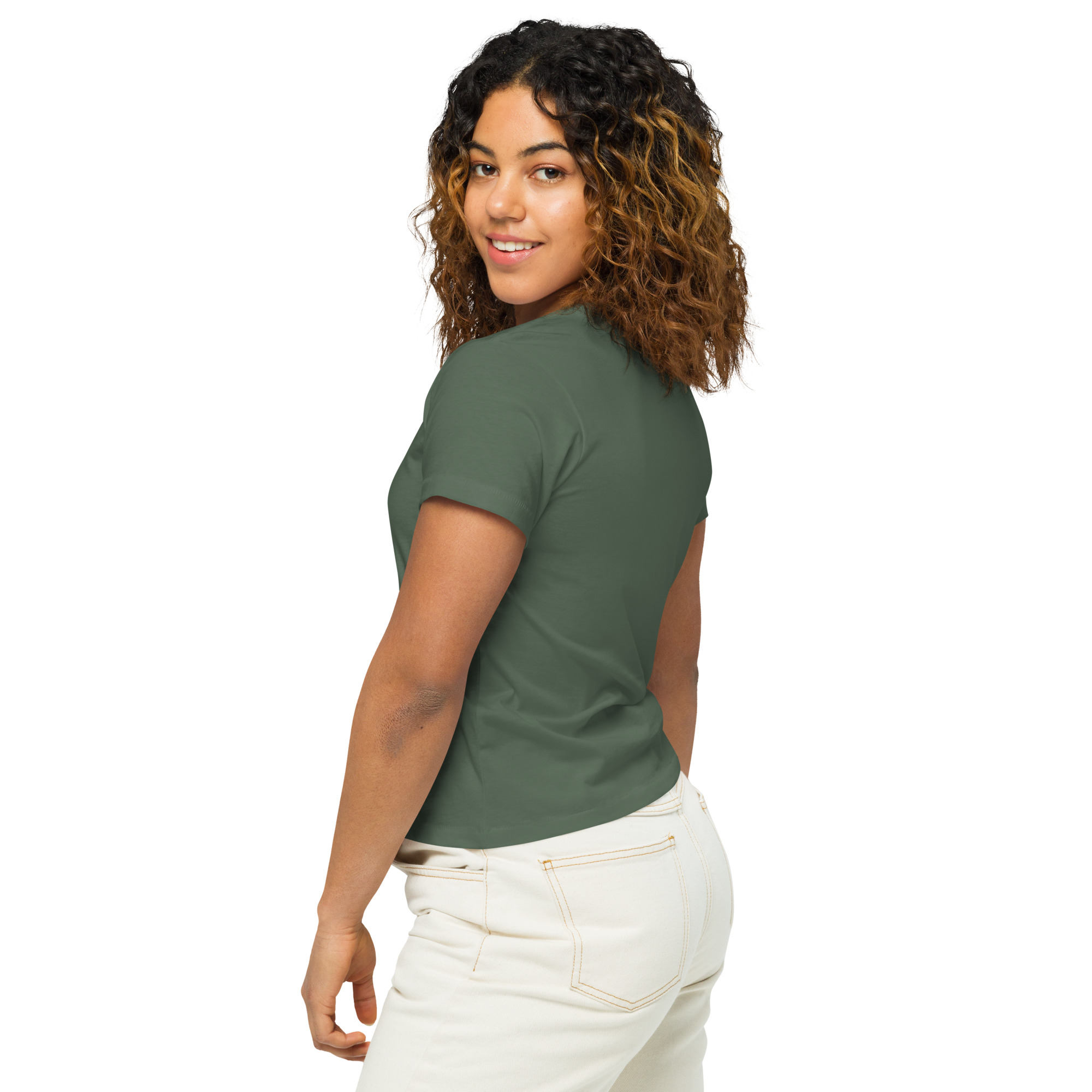 Women’s High-Waisted T-Shirt - Image 6