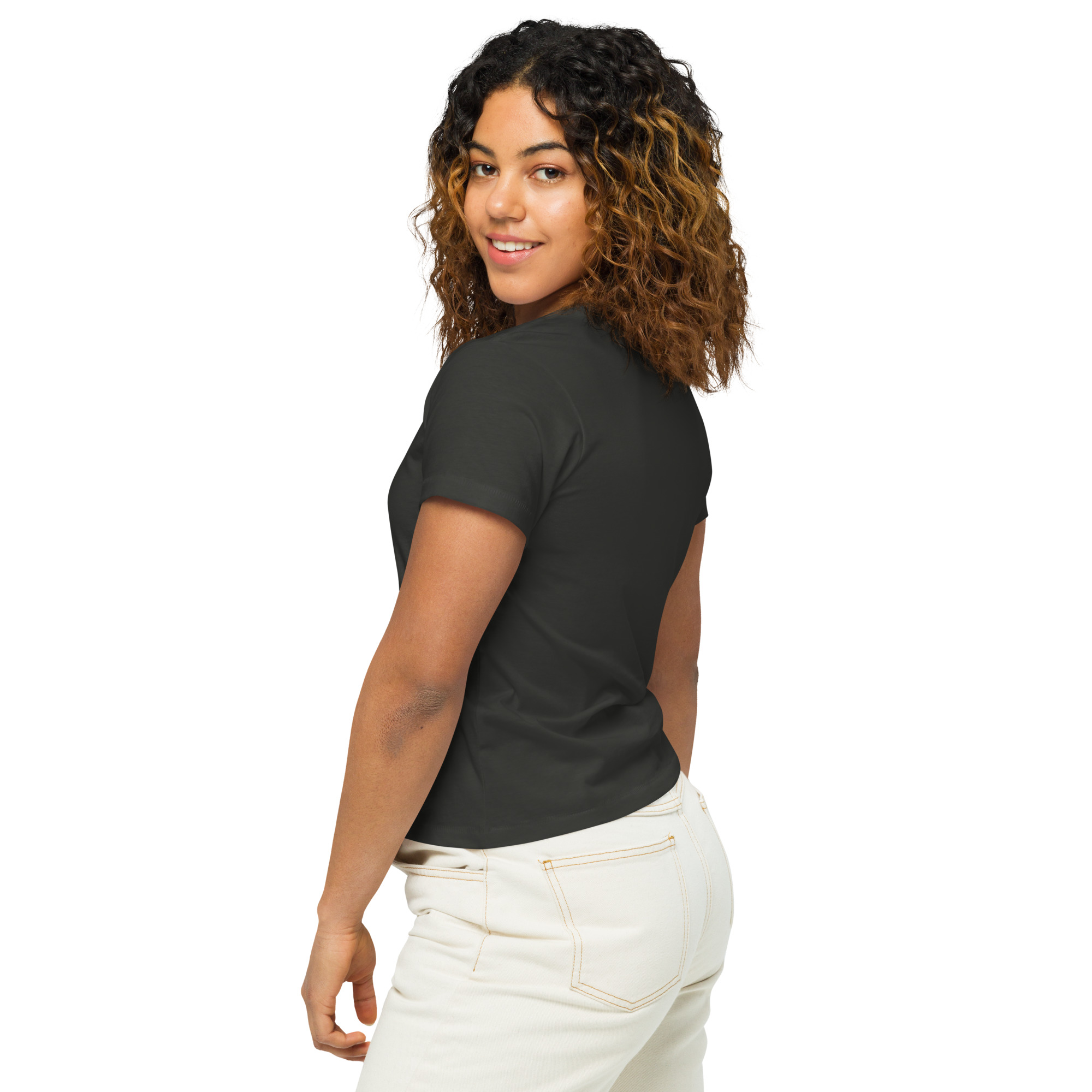 Women’s High-Waisted T-Shirt - Image 5