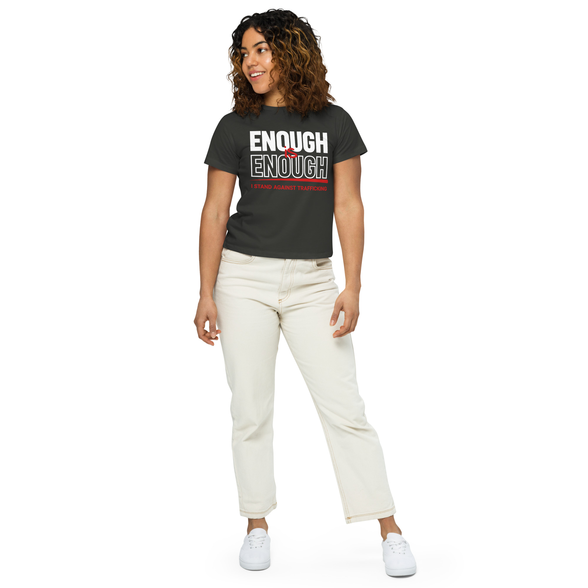 Women’s High-Waisted T-Shirt - Image 8