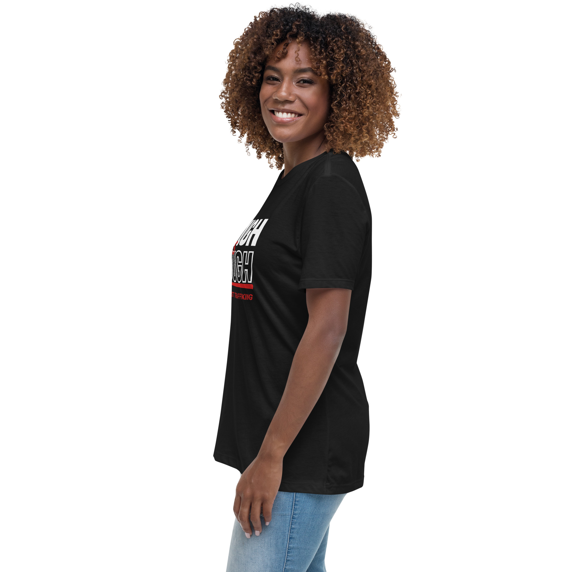 Women’s Relaxed T-Shirt – I Stand Against Trafficking - Image 26