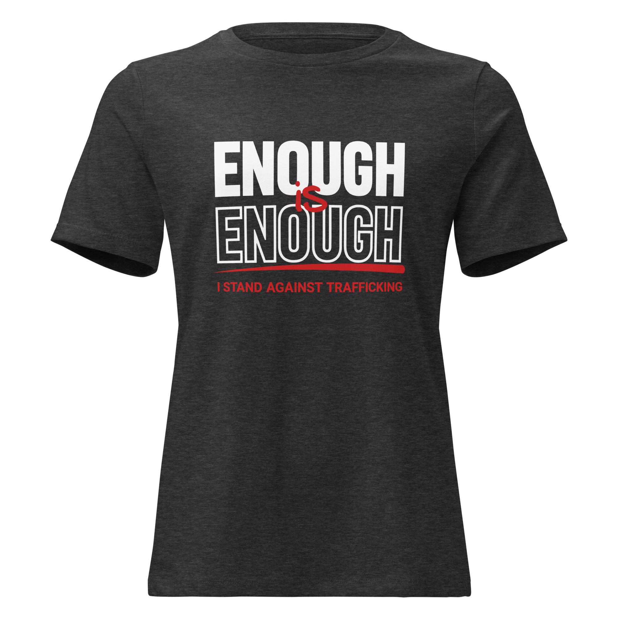 Women’s Relaxed T-Shirt – I Stand Against Trafficking - Image 3