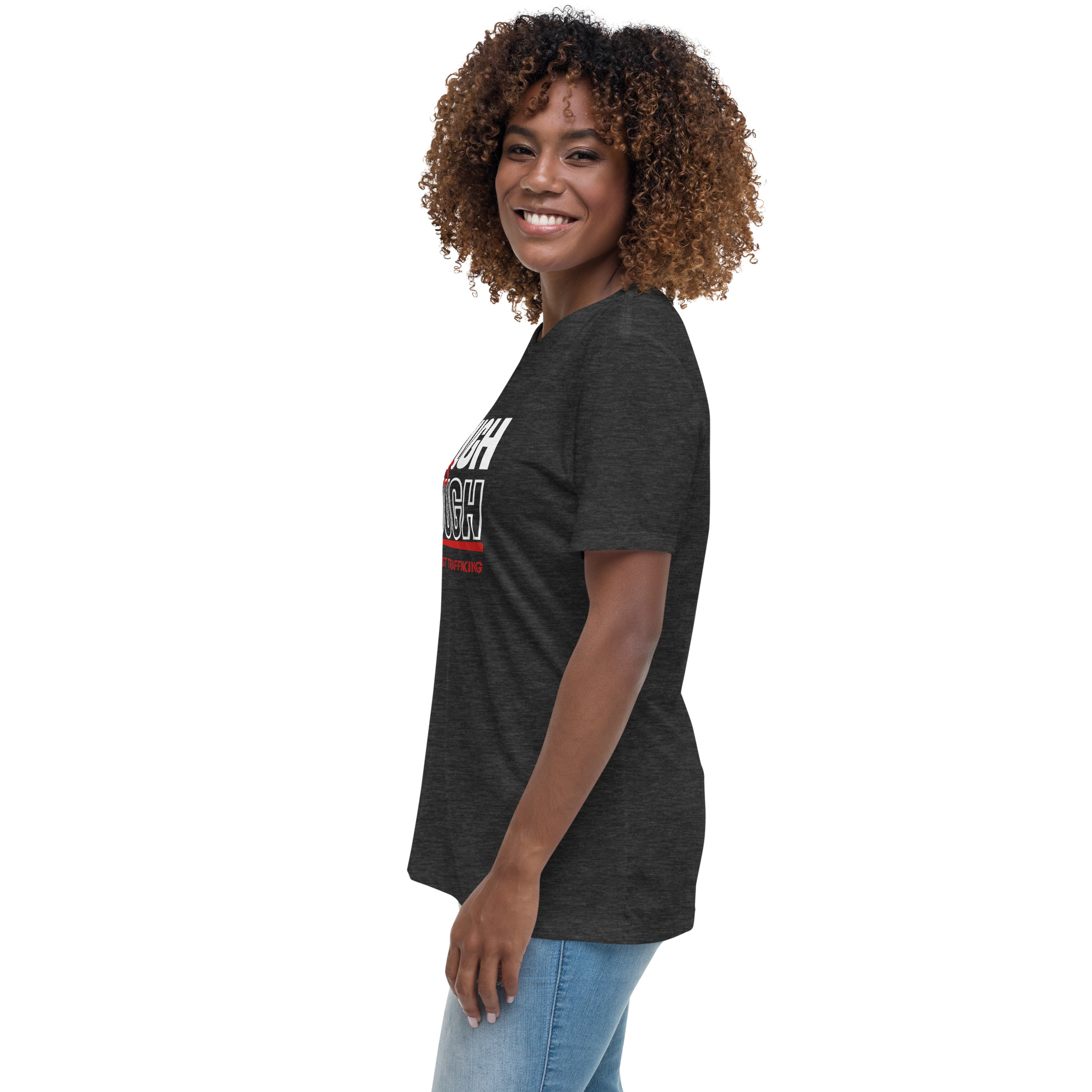 Women’s Relaxed T-Shirt – I Stand Against Trafficking - Image 27