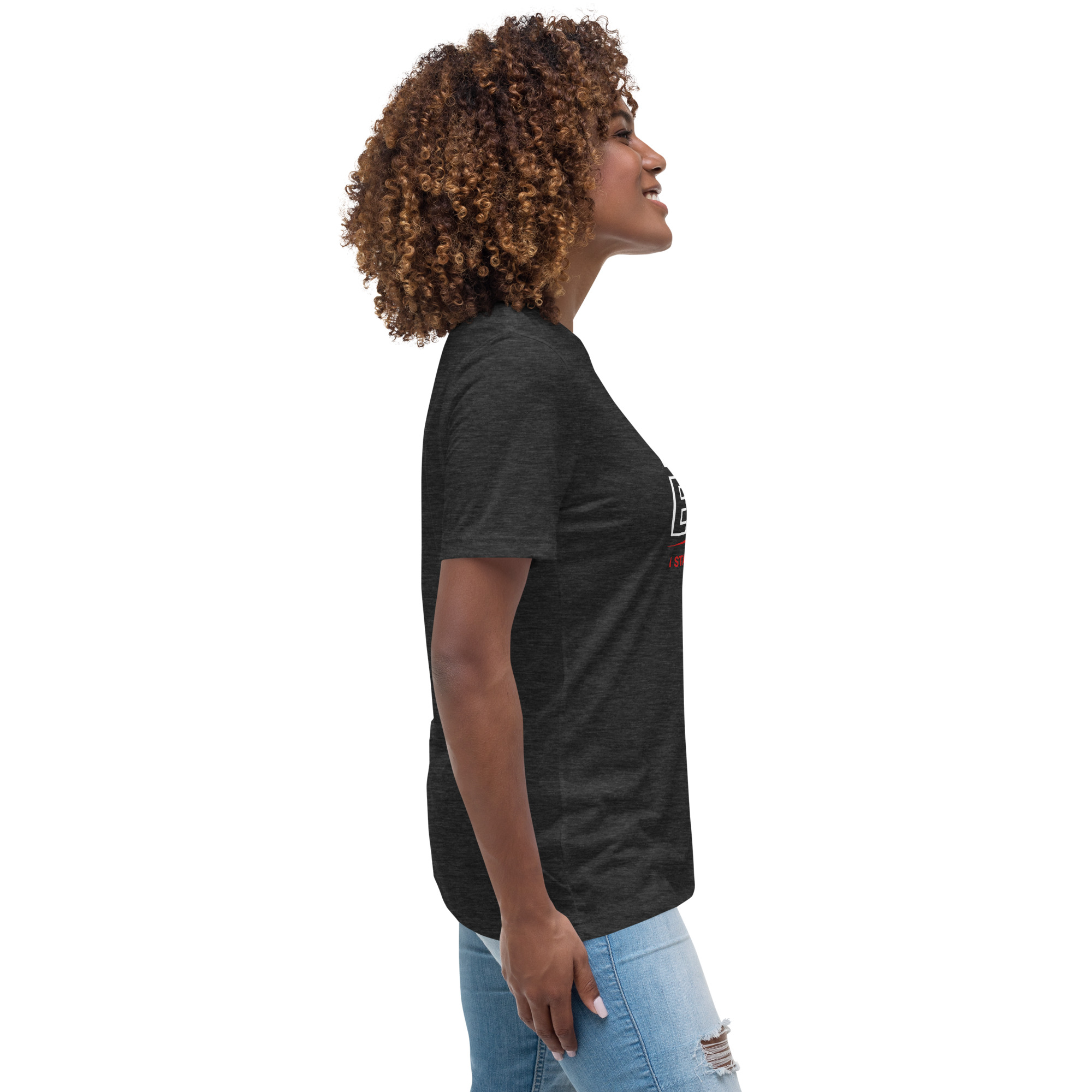 Women’s Relaxed T-Shirt – I Stand Against Trafficking - Image 30