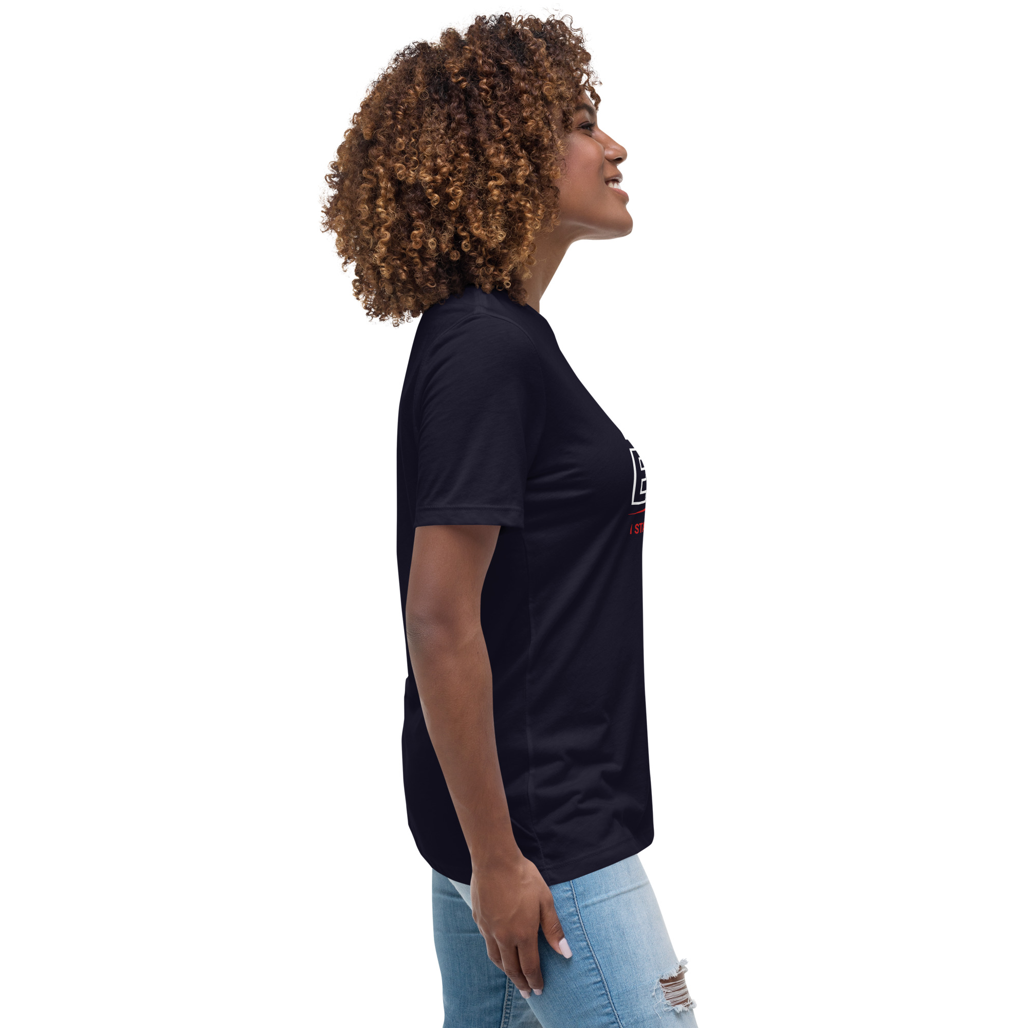 Women’s Relaxed T-Shirt – I Stand Against Trafficking - Image 28